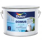фото Фасадная краска для дерева Dulux Domus Aqua полуматовая BW 10 л