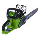 фото Пила цепная аккумуляторная GreenWorks, 40 В, шина 40 см