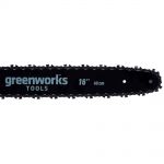фото Пила цепная аккумуляторная GreenWorks, 40 В, шина 40 см