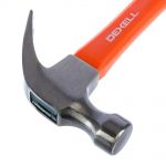 фото Молоток-гвоздодёр Dexell 450 г с фиберглассовой ручкой