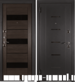 фото Дверь входная металлическая Гарда Муар, 860 мм, левая, цвет тёмный кипарис