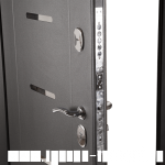 фото Дверь входная металлическая Гарда Муар, 860 мм, левая, цвет тёмный кипарис