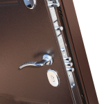 фото Дверь входная металлическая Ницца, 860 мм, левая, цвет грей царга