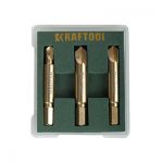фото Набор экстракторов KRAFTOOL для выкручивания крепежа с износом граней шлица