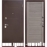 фото Дверь входная металлическая Ницца, 960 мм, правая, цвет грей царга