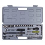 фото Набор инструмента Top Tools сменные головоки и насадки 1/2" 52 шт.