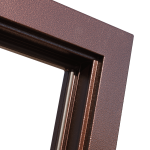 фото Дверь входная металлическая Ницца, 860 мм, левая, цвет ларче царга