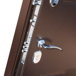 фото Дверь входная металлическая Ницца, 860 мм, правая, цвет ларче царга