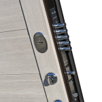 фото Дверь входная металлическая Ницца, 960 мм, правая, цвет ларче царга