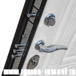 фото Дверь входная металлическая Флоренция, 860 мм, левая, цвет белёный дуб