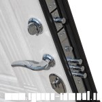фото Дверь входная металлическая Флоренция, 860 мм, правая, цвет белёный дуб