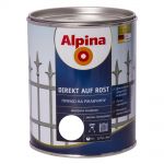 фото Краска по металлу и ржавчине ALPINA гладкая ярко-белая 0,75 л