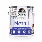 фото Эмаль Dufa Retail Metall по ржавчине коричневая 2.5 л