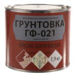 фото Грунт ГФ-021 цвет красно-коричневый 1.9 кг