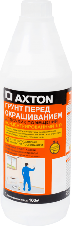 фото Грунт-концентрат Axton для сухих помещений, 1 л