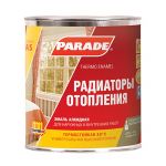 фото Эмаль PARADE А5 для радиаторов алкидная Белый полуматовый 0,75л