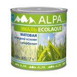 фото Экоэмаль ALPA Белый матовый 0,5 л