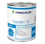 фото Эмаль FINNCOLOR Garden 10 алкидная Белый 0,9 л 