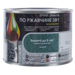 фото Эмаль молотковая Dali 3в1 цвет зелёный 0.4 кг