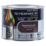 фото Эмаль молотковая Dali 3в1 цвет коричневый 0.4 кг