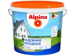 фото Краска ALPINA Надежная фасадная белая 10 л