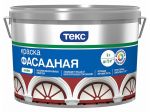 фото Краска фасадная ТЕКС Профи основа А белая 9 л