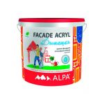 фото Краска ALPA Фасад-акрил 9 л