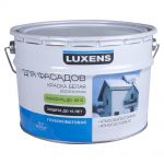 фото Краска для фасадов всесезонная Luxens база А, 9 л