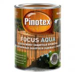 фото Антисептик PINOTEX FOCUS AQUA красное дерево 0,75л
