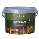 фото Эко-лазурь HUSKY Siberian полуматовая белая 2,5 л