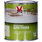фото Масло-воск для пола V33 цвет белый 0.75 л