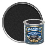 фото Краска молотковая Hammerite цвет чёрный 0.25 л