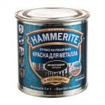 фото Краска молотковая Hammerite цвет чёрный 0.25 л