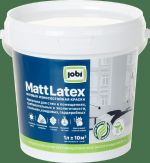 фото Краска для стен и потолков Jobi «Mattlatex», база А, 1 л