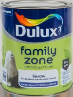 фото Краска для стен и потолков Dulux Family Zone база BW 1 л