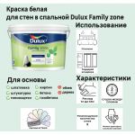 фото Краска для стен и потолков Dulux Family Zone база BW 1 л
