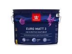 фото Краска Tikkurila Euro Matt 3 Абсолютно матовая 9 л