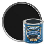 фото Краска гладкая Hammerite цвет чёрный 0.25 л