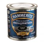 фото Краска гладкая Hammerite цвет чёрный 0.25 л