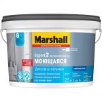 фото Краска Marshall Export Кухни и ванные BW матовая белая 2,5 л