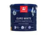 фото Краска Tikkurila Euro White белая 2,7 л