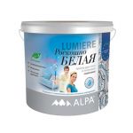 фото Краска ALPA Lumiere Роскошно белая 9 л