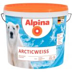 фото Краска ALPINA ArcticWeiss белая 10 л