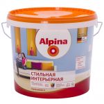 фото Краска ALPINA Стильная интерьерная, 5 л