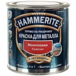 фото Краска молотковая Hammerite цвет красный 0.25 л