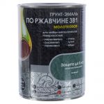 фото Эмаль молотковая Dali 3в1 цвет зелёный 0.8 кг
