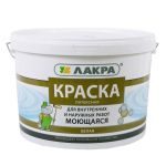 фото Краска ЛАКРА Латексная Интерьерная Моющаяся Белая 14 кг 