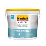 фото Краска MARSHALL Маэстро Белый потолок люкс 4,5 л 