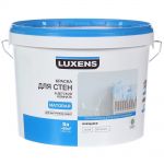 фото Краска для стен в детской комнате Luxens, база А, 5 л