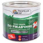 фото Эмаль по ржавчине 3в1 цвет зелёный 2.4 кг